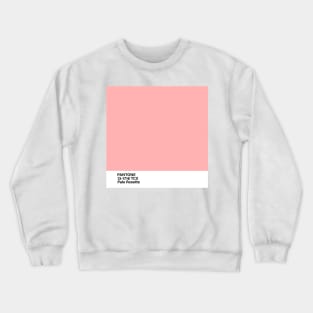 pantone 13-1716 TCX Pale Rosette Crewneck Sweatshirt